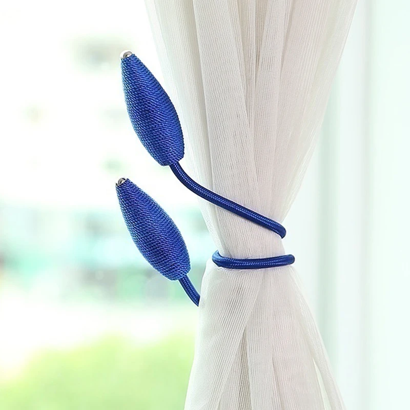 2 шт произвольной формы сильный Занавес Tiebacks сплав Висячие ремни веревки занавес