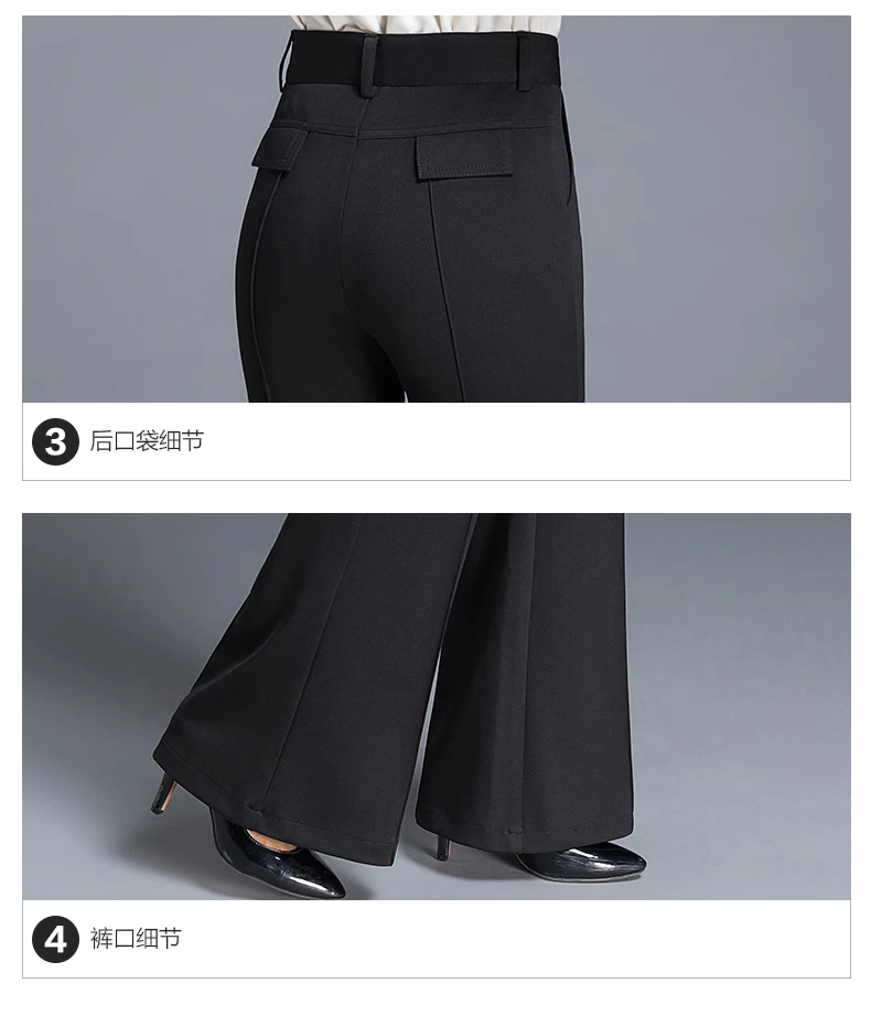New Fashion Long Wide Leg Pants Women Solid Loose High Waist Maxi Pants Feminine Summer Casual Flare Pants Trousers AE898