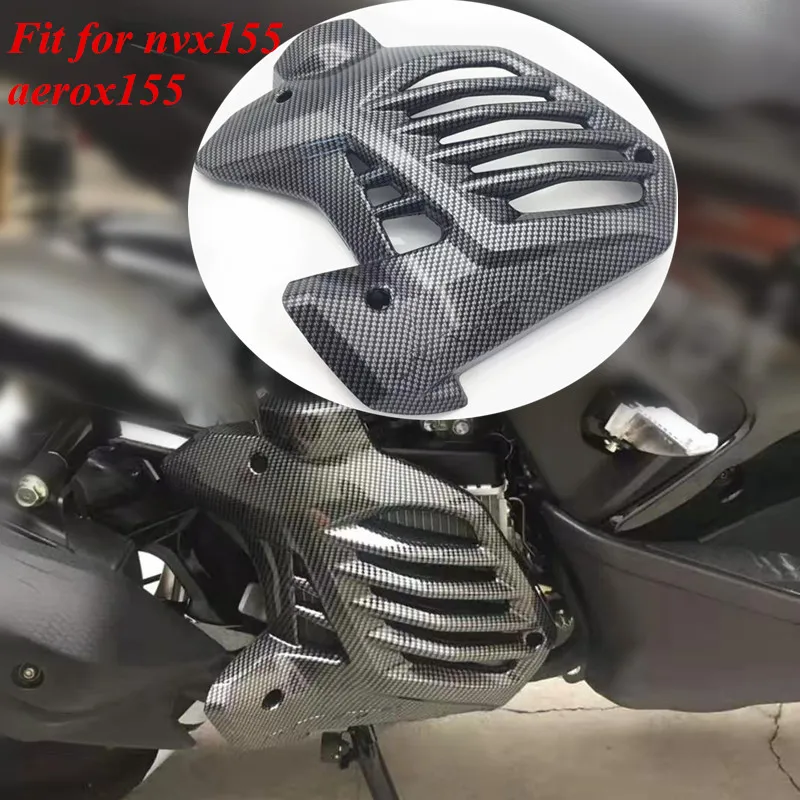 imitation carbon Модифицированный мотоцикл NVX aerox решетка радиатора бак для воды сетка решетка радиатора Защитная крышка для yamaha NVX155 DGR155 L155 - Цвет: imitation carbon
