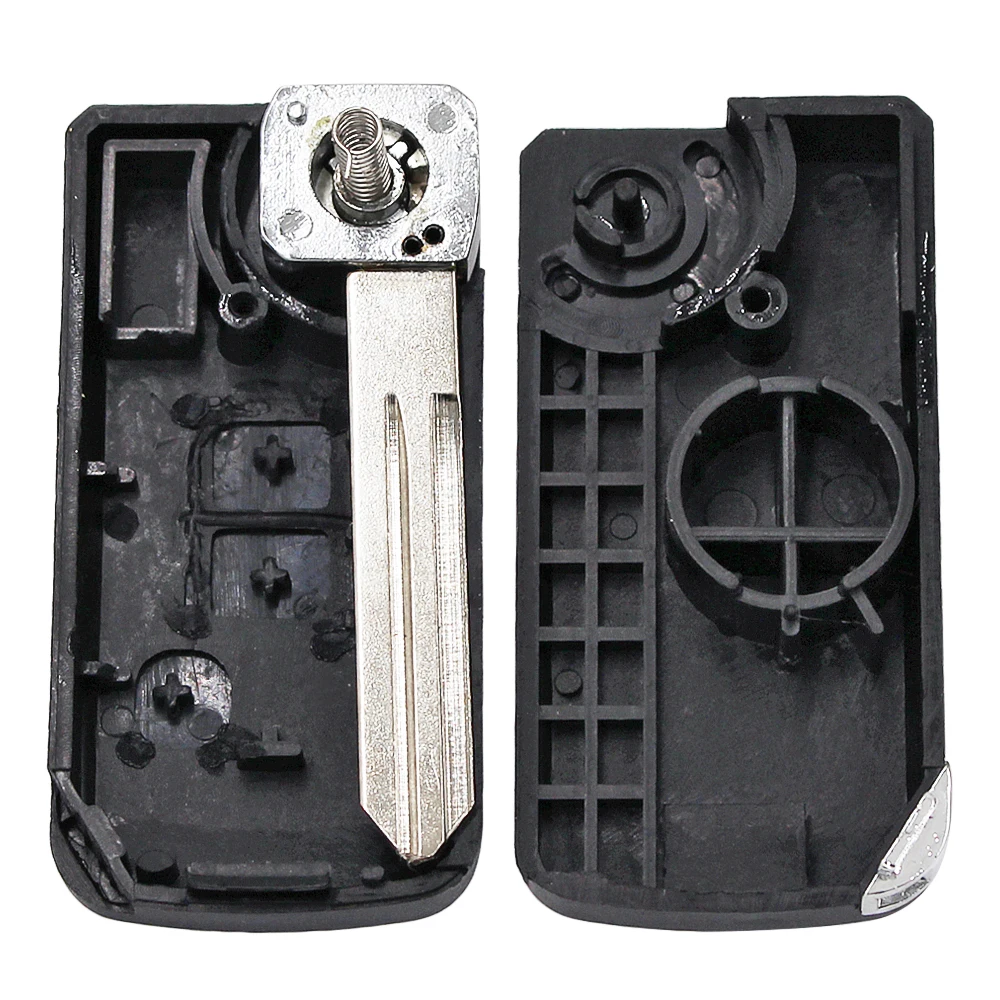 Новый раскладной чехол книжка с 3 кнопками для Nissan Qashqai 350Z X trail Navara Micra Almera|case for|case