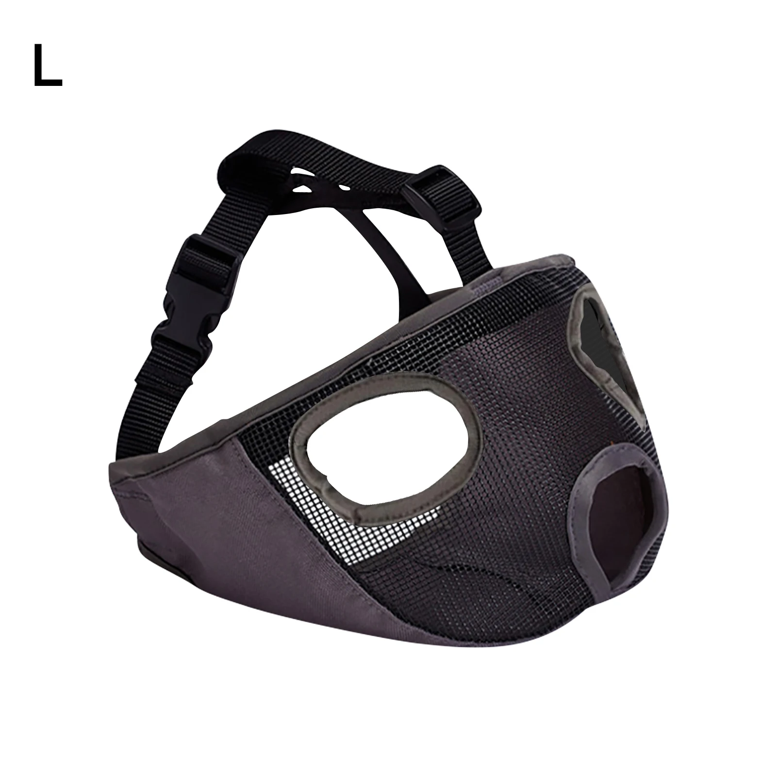 

Короткие мордочки для собак, регулируемый дышащий намордник для бульдога, против жевания, мягкий намордник для жевания, тренировочные аксе...