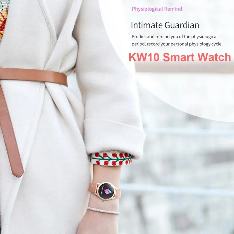 KW10 Смарт-часы Bluetooth 4,0 для женщин IP68 Водонепроницаемый фитнес-трекер спортивные Смарт-часы мульти-спорт поддержка бег ходьба Новинка