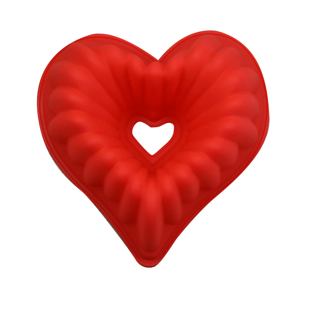 Форма для торта в форме сердца силиконовая форма кексов маффинов инструмент