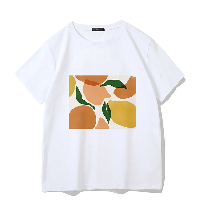 

Vintage printing T shirt cartoon fashion casual women tees tops Harajuku O-neck female T-shirt Summer women T-shirt