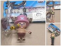 bandai one piece action figure nami chopper zoro gacha hanging chain keychain out of print model toy