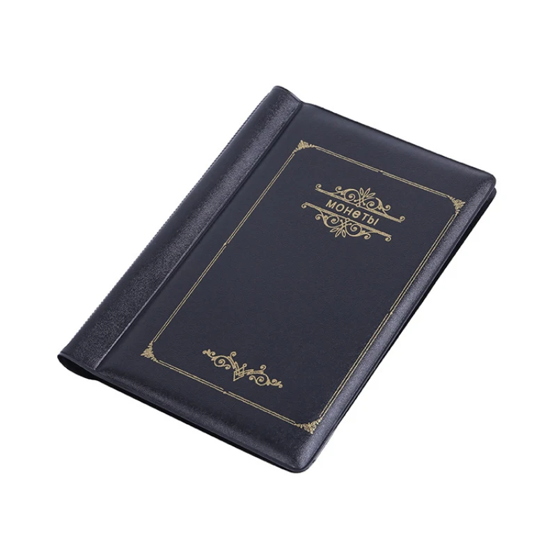 Альбом для монет на 120 листов портативный держатель книга хранения 4 цвета | Дом и