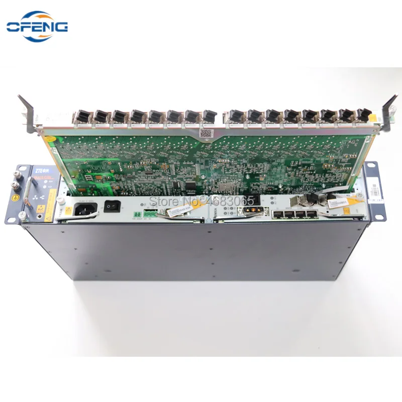 

100% new ZTE C320 OLT Device 1*SMXA/3 10G uplink control board +1*PRAM AC power board+16 Ports GTGH C + service board