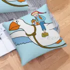 Наволочка Nils Holgersson на гусинуюсветильник бую подушку, персонализированная наволочка сделай сам, льняная плюшевая мягкая бархатная наволочка Holgerson