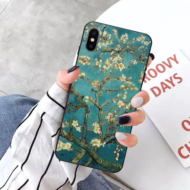 

Capinha para celular Van Gogh Phone Case for iPhone 11 12 pro XS MAX 8 7 6 6S Plus X 5S SE 2020 XR mini