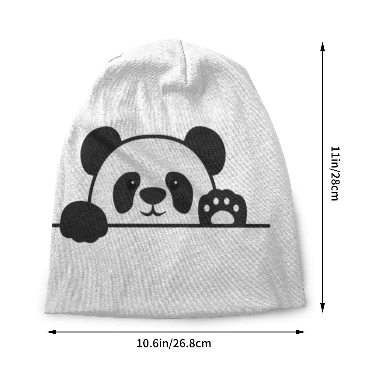 Шапка в стиле панды Шапка-бини хип-хоп для улицы шапки милые вязаные диких