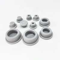 1pcs grey environmental silicone rubber hole caps 13mm 48 5mm round hole sealing plug blanking end caps t type stopper