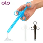 Шприц для клизмы OLO, инжектор для анального для чистки вагины, аппликатор смазки, пусковое устройство, товары для взрослых, интимные игрушки для пар