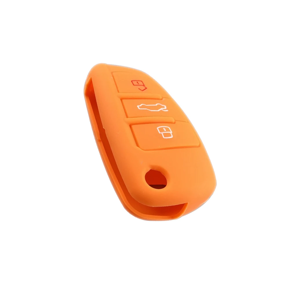 

Silicone Remote Key Holder Cover Shell Fit For Audi-A3 A4 A6 A8 TT Q7 S6 Coolbestda Silicone Key Fob Cover