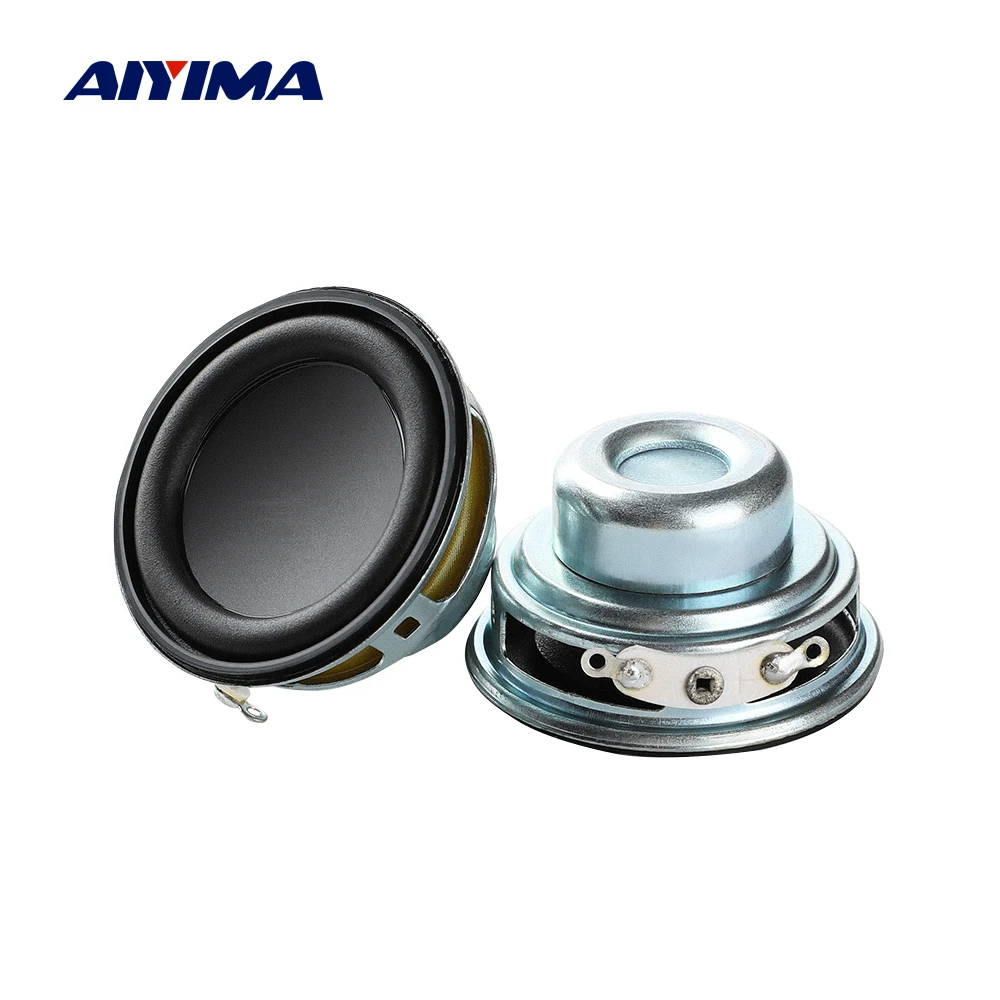 AIYIMA 2 sztuk 1.5 Cal Full Range Mini głośnik 4 Ohm 5W 40MM multimedialny głośnik DIY wzmacniacz głośnik kina domowego