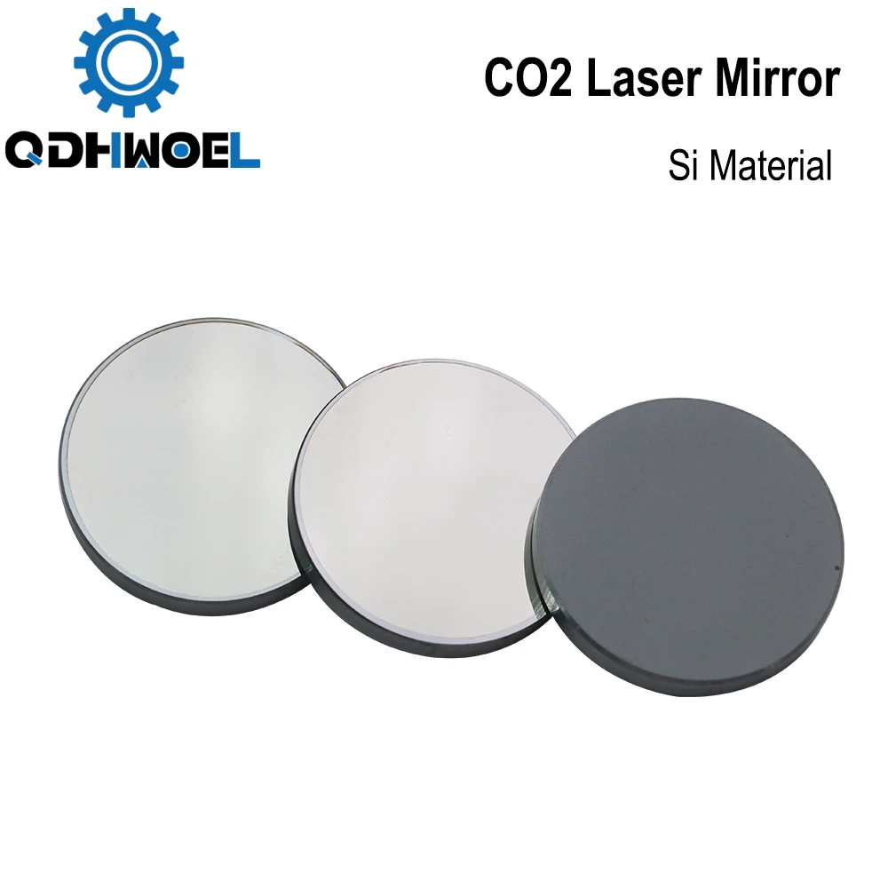 

New Co2 Laser Si reflective Mirrors for Laser Engraver Gold-Plated Silicon Reflector Lenses Dia. 20 25 30 38.1 50.8mm