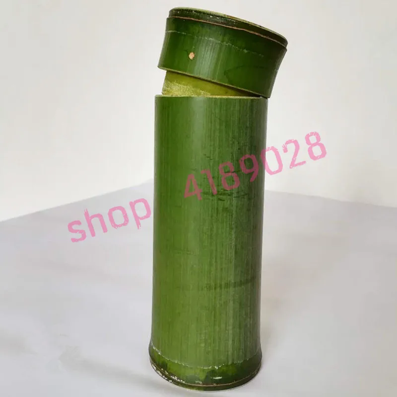 Чашка для чая из натурального бамбука (с крышкой) ручная работа | Дом и сад