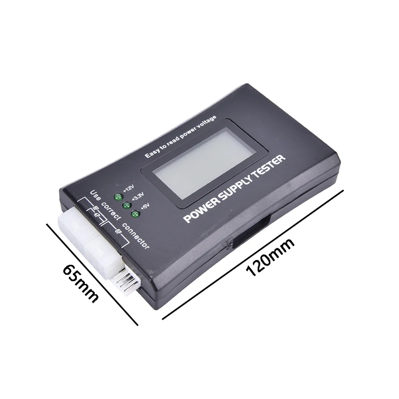 

ATX Power Supply Testing Computer Host LCD Display Chassis Power Supply Tester Support Floppy ATE Hard Disk Interface