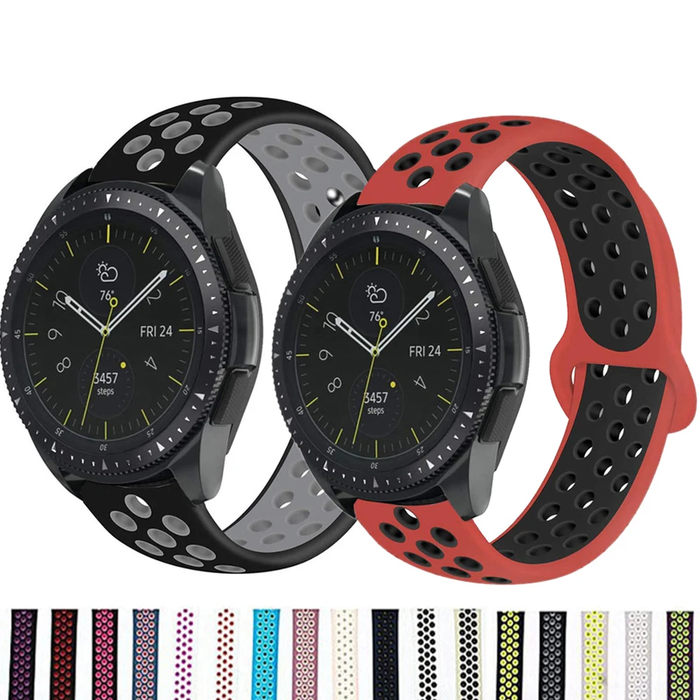 Ремешок для Samsung gear s3 Frontier/S2/Active 2 браслет Huawei GT/2/2E/Pro Galaxy watch 3 45 мм 46 мм/42 20 мм/22