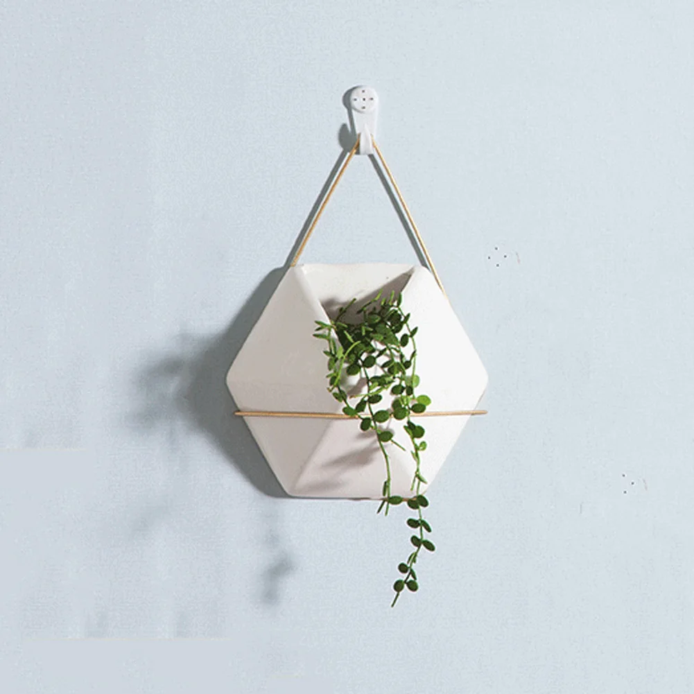 Украшение для дома на стену балкон подставка цветов цветочный горшок зеленая