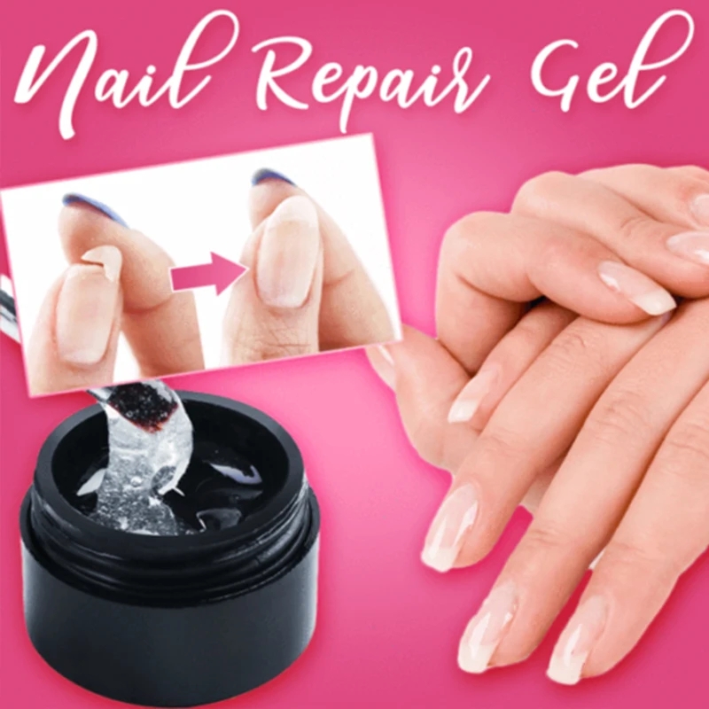 

Cracked Nail Repair Gel Polish Fiberglass Extension Building UV Nail Gels KG66