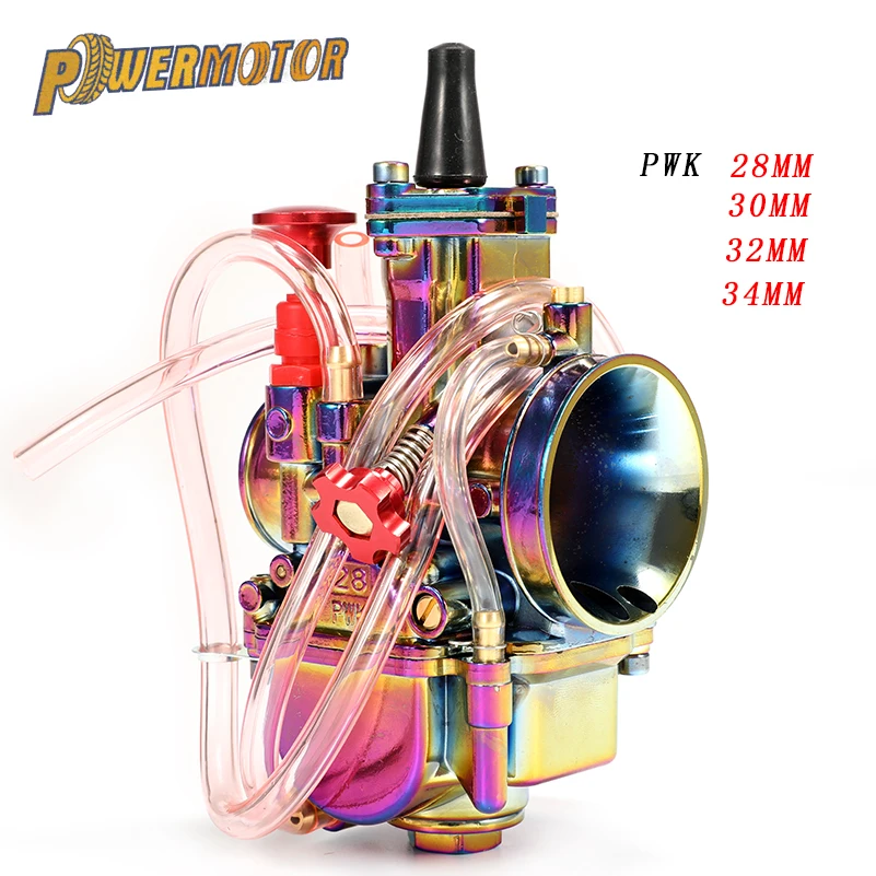 

28/30/32/34mm Motorcycle PWK Carburetor Carburador Carb for 110cc - 250cc 2T/4T two stroke Engine Scooter Dirt Pit Bike colorful