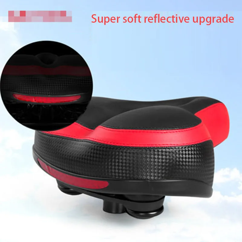 2018 MTB велосипедное седло мягкое уплотненное широкое горное для велосипеда