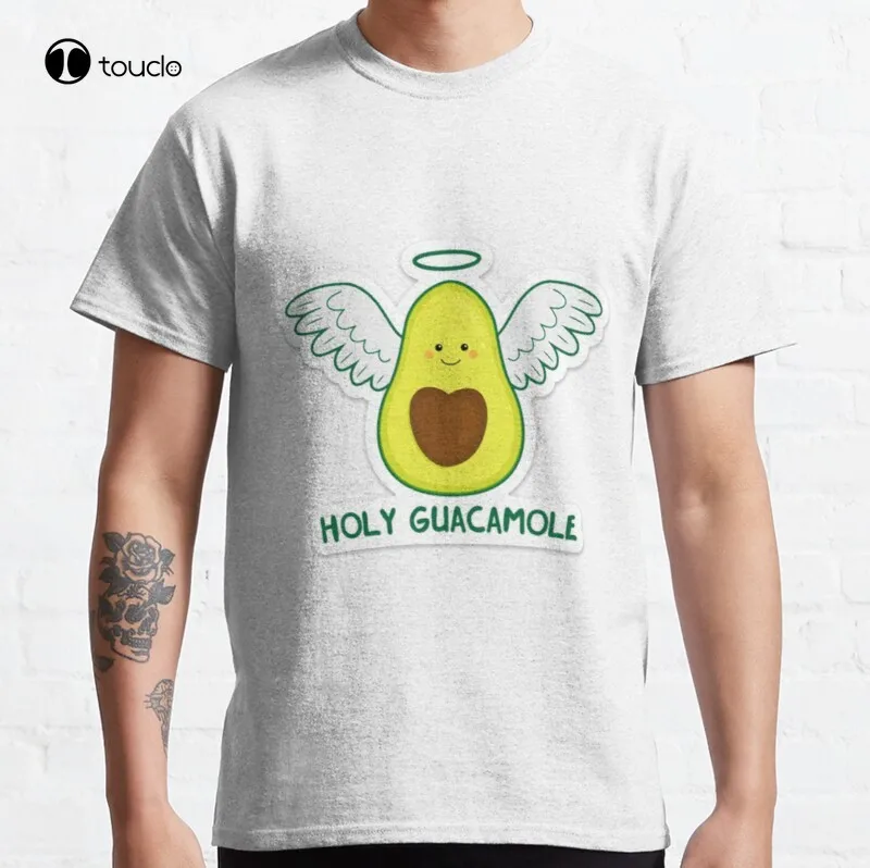 Классическая футболка Holy Guacamole хлопковая унисекс индивидуальная Aldult для