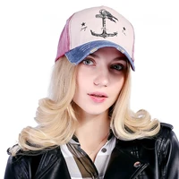 hats casual hat men and women pure cotton baseball hats snapback cap hip hop style pirate ship anchor 5 panels