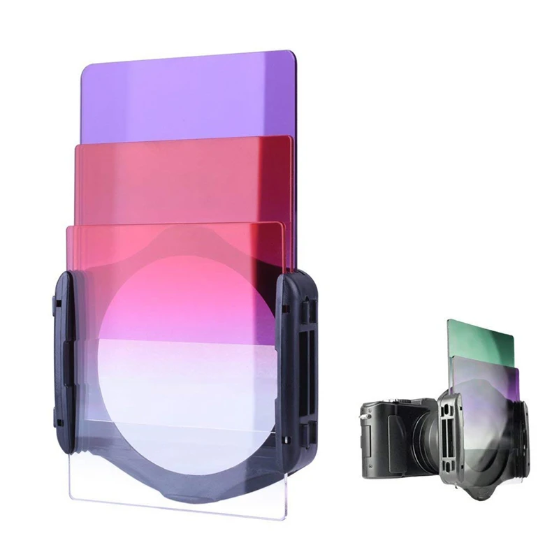 Универсальный полноцветный фильтр нейтральной плотности 40 в 1 набор квадратных