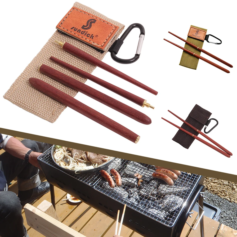 

1Pair Chopsticks Portable Non-Slip Food Sticks Chop Sticks Reusable Chinese Chopsticks Tableware For Outdoor Camping