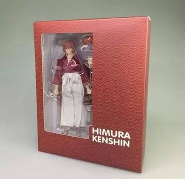 picture color DASIN аниме Rurouni Kenshin HIMURA KENSHIN ПВХ фигурка GT Модель игрушки - Цвет: picture color