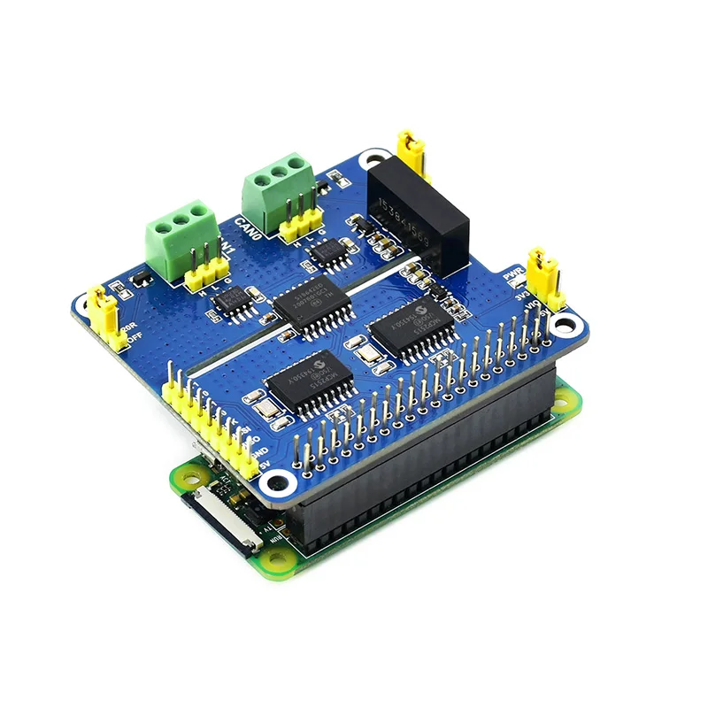 Raspberry Pi 4 CAN Bus двухканальный модуль изолированный интерфейс SPI встроенная схема