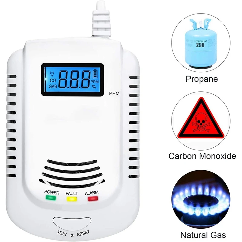 Детектор газа домашний кухонный газ/Метан/сигнализация утечки пропана детектор