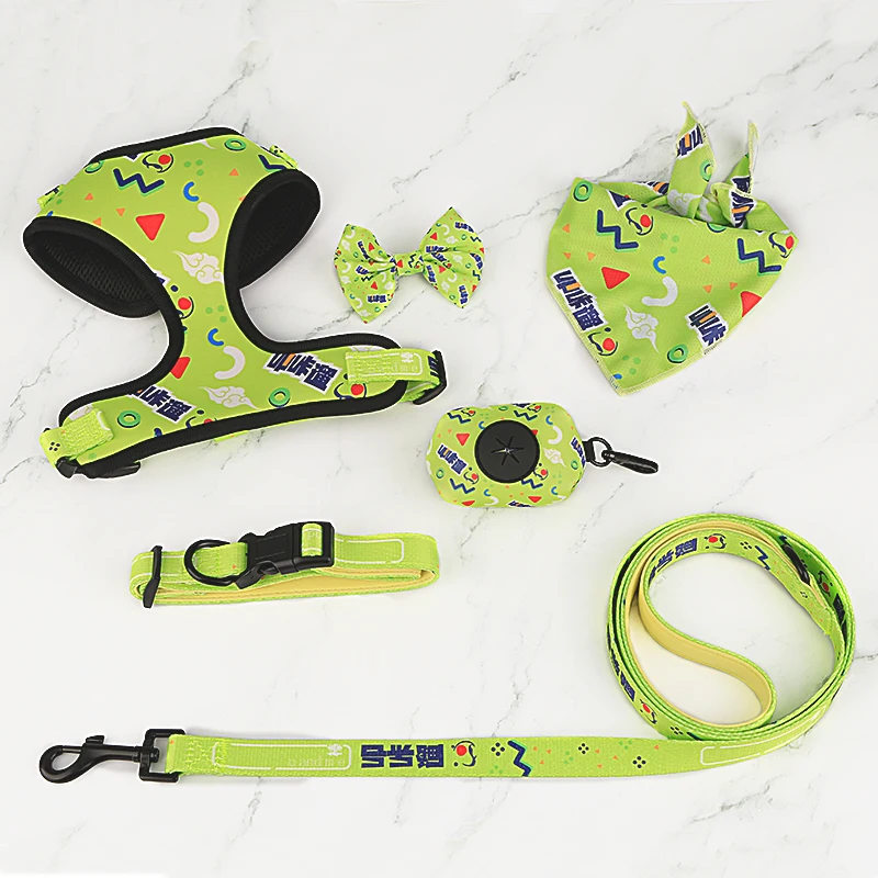 

Pets Accesories Dog And Cat Supplies Adjustable Hot Selling Dog Harness Set