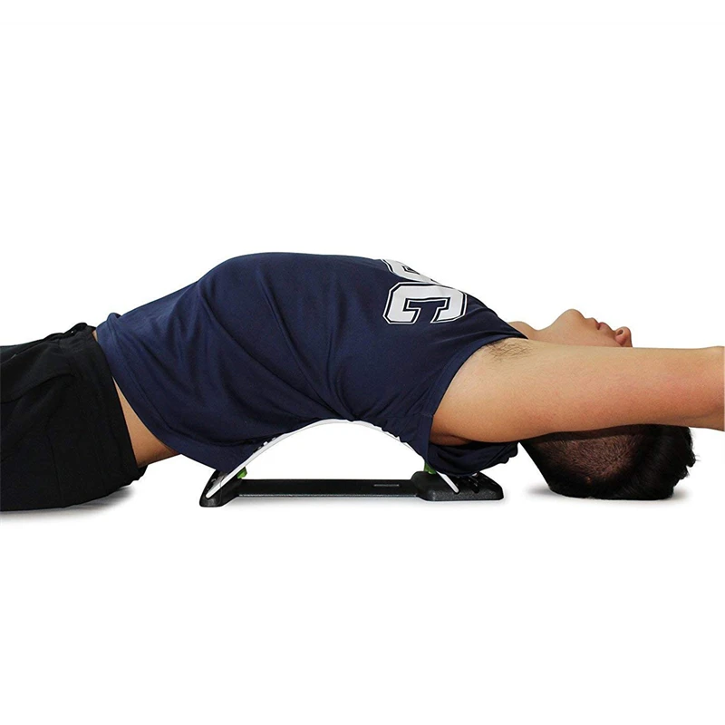 

Back Stretcher Equipment Lumbar Support Stretching Fitness Relaxation Spine Relief Pain Lumbar Back Cervical Massager