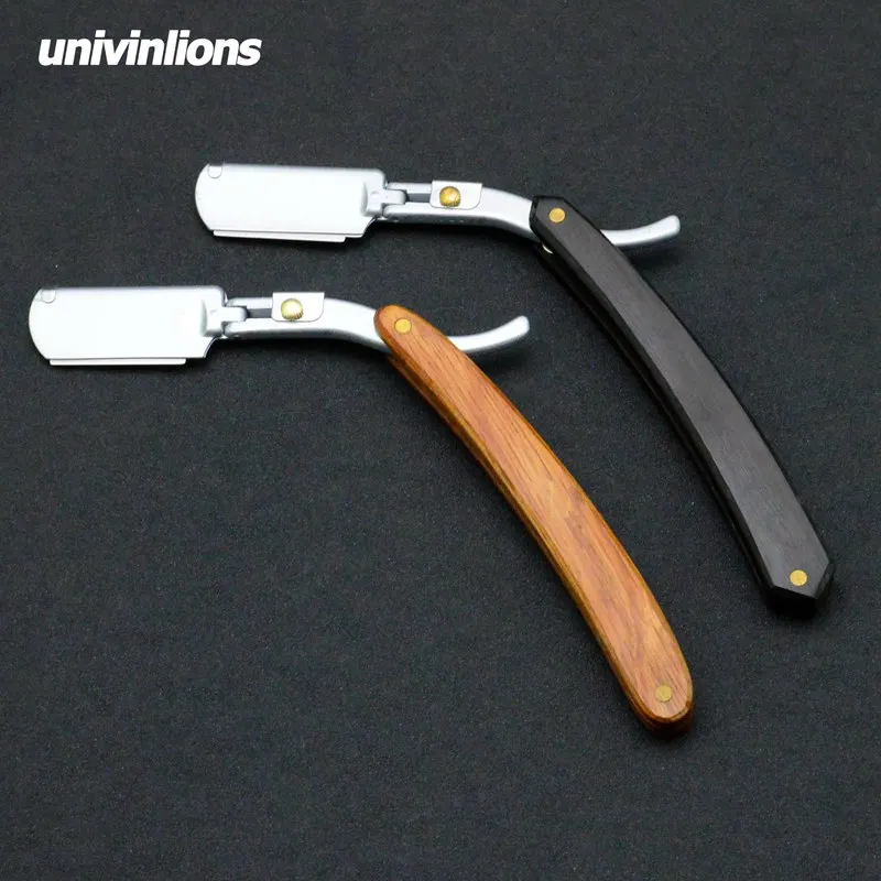 Univinlions деревянная складная бритва для бритья парикмахера мужчин женщин