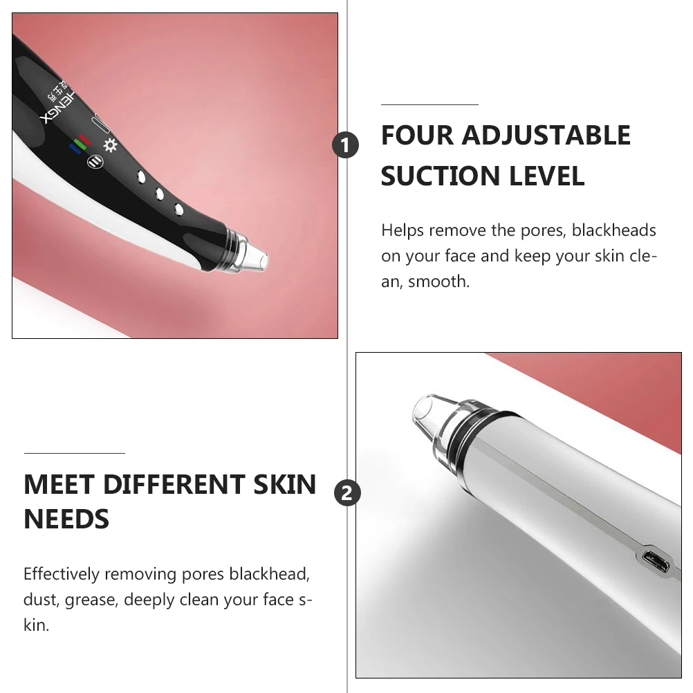 

1Pc Hot and Cold Compress Blackhead Suction Apparatus Portable Blackhead Remover Facial Cleanser Pore Export Beauty Device