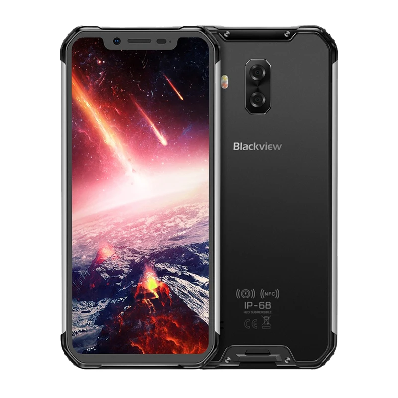 BV9600 PRO Grey Blackview BV9600 Pro 6,2" Helio P70 IP68 водонепроницаемый прочный смартфон MT6771T Android 9,0 6 ГБ 128 Гб 4G мобильный телефон 5580 мАч - Цвет: BV9600 PRO Grey