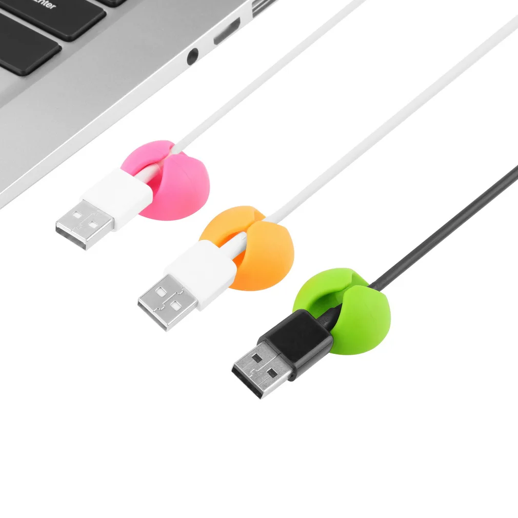 

Silicone 6 pcs Self Adhesive Durable Multipurpose Wire Clips Holder Organizer Cable Clips Wire Holder System