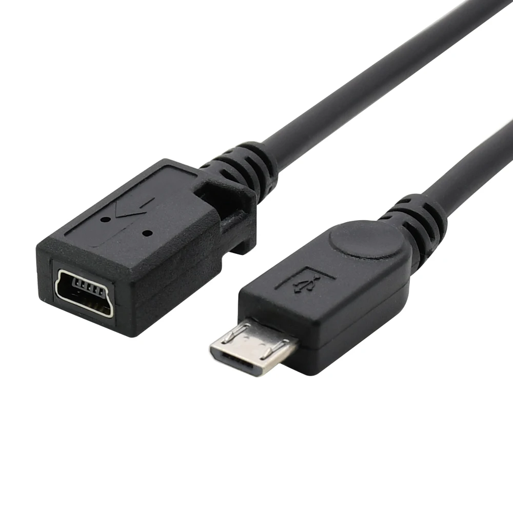 Кабель для передачи данных MINI USB female к Micro Male|Кабели MP3/MP4-плееров| |