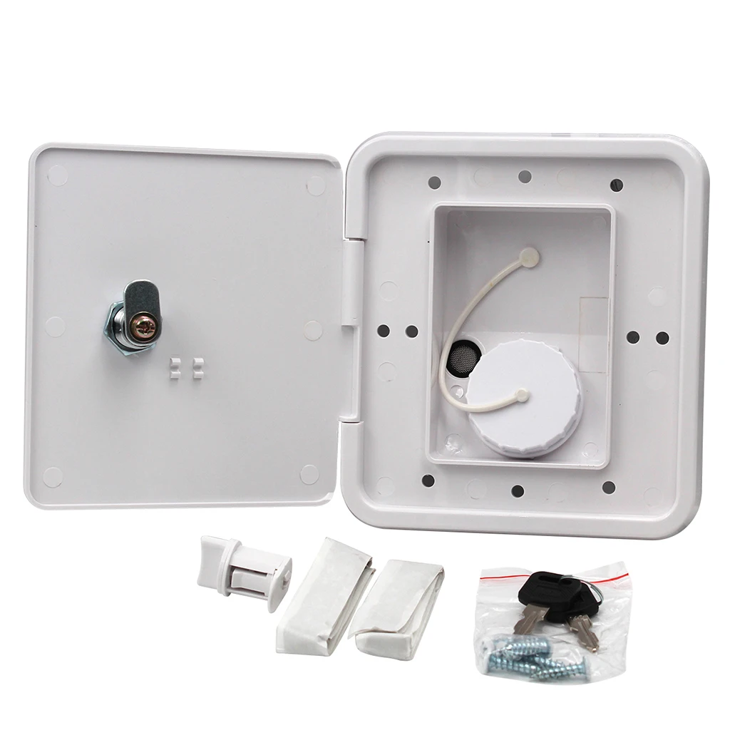 

MagiDeal Universal RV Trailer Marine Gravity Water Fill Hatch w/ Lock