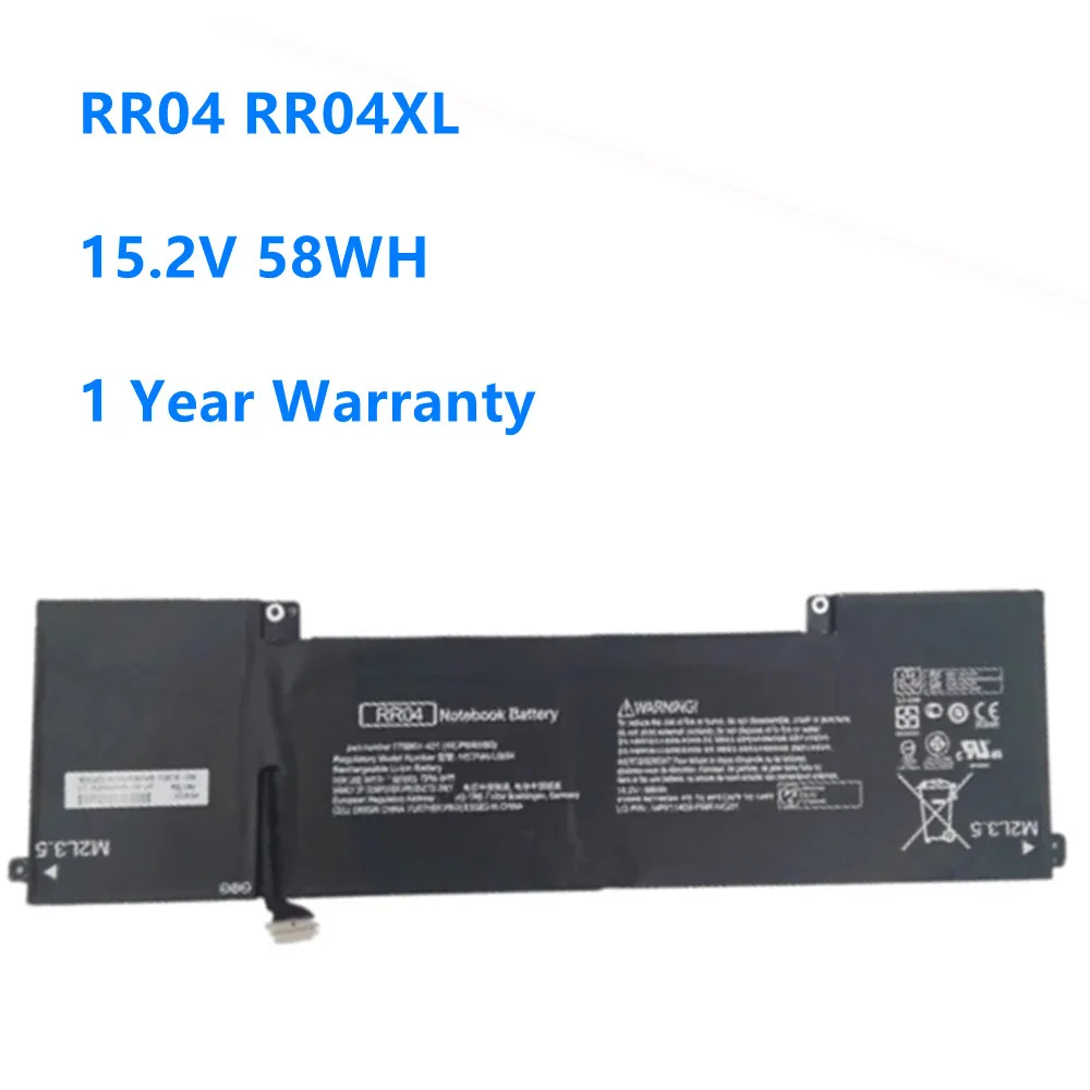 

RR04XL RR04 Laptop Battery For HP 15-5014TX 15-5016TX 778978-006 HSTNN-LB6N 15.2V 58WH 3720mAh