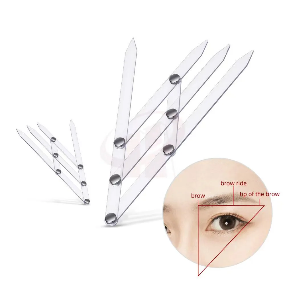 1pc Tattoo Measure Tools Permanent Makeup Supplies Golden Ratio Caliper Eyebrow Ruler Microblading Accessories Eyebrow Stencil