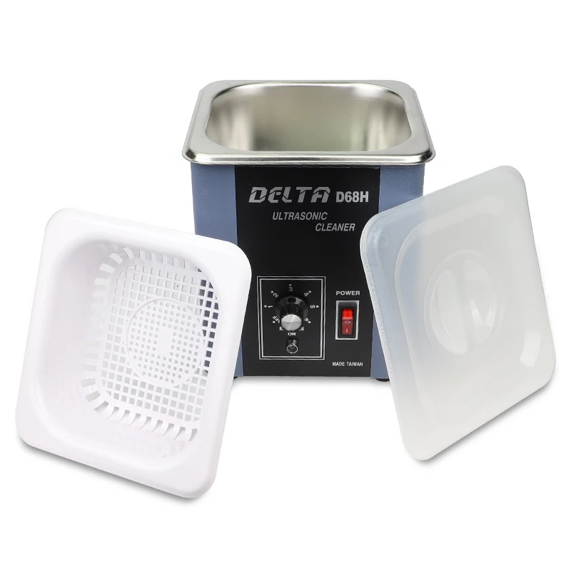 D-68 Digital Ultrasonic Cleaner Bath 2L68W  Timer Heating Degas Glasses Manicure Jewelry Ring Watches Denture Necklace