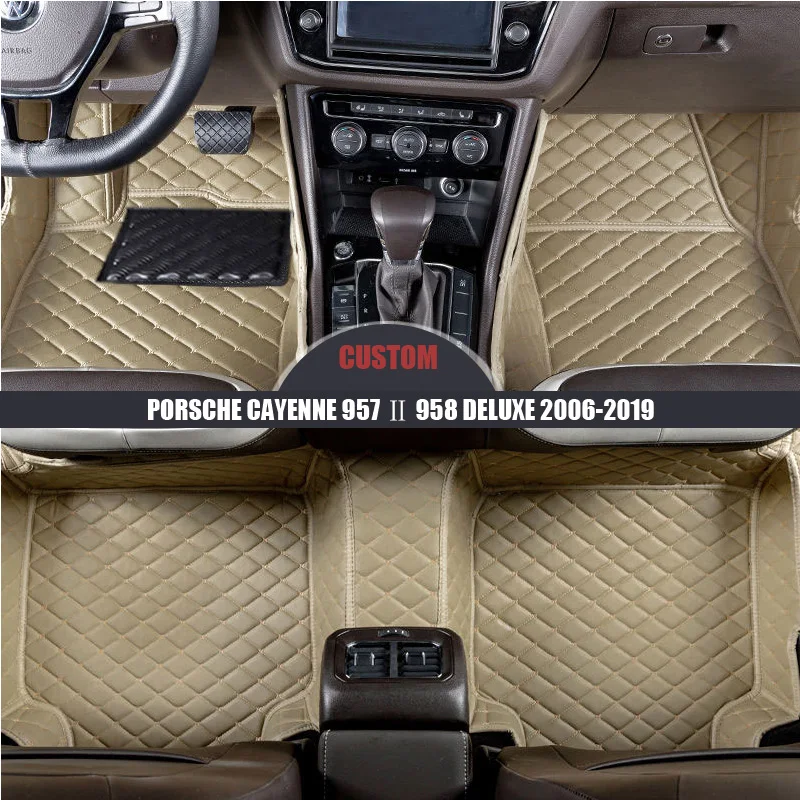 Автомобильные коврики автомобильные аксессуары для PORSCHE Cayenne 957 II 958 Deluxe 2006 2014 2015