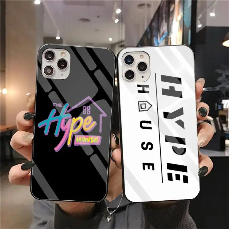 

The Hype House Phone Case Tempered Glass For iPhone 12 pro max mini 11 Pro XR XS MAX 8 X 7 6S 6 Plus SE 2020 case