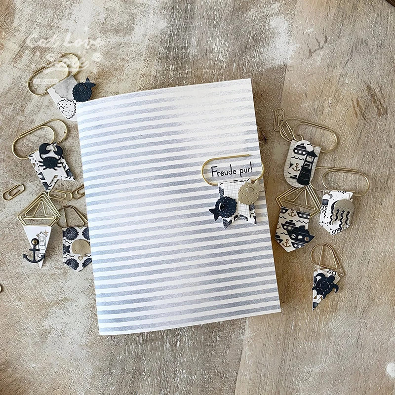 Маленькая серия Ocean металлические режущие штампы трафарет для скрапбукинга DIY