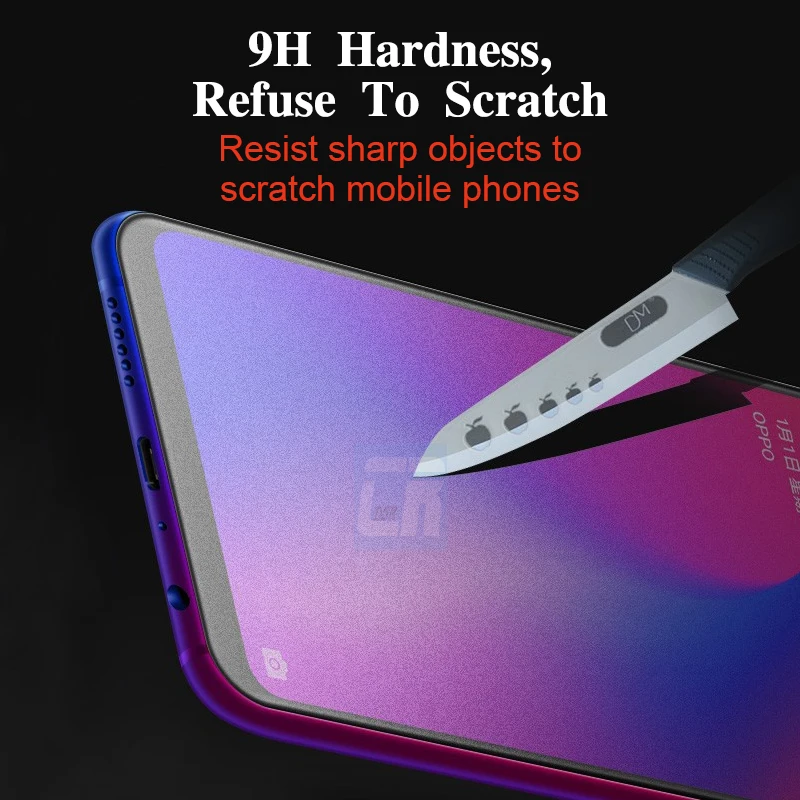 Защитное стекло 9D матовая поверхность с защитой от отпечатков пальцев для OPPO Reno 2Z