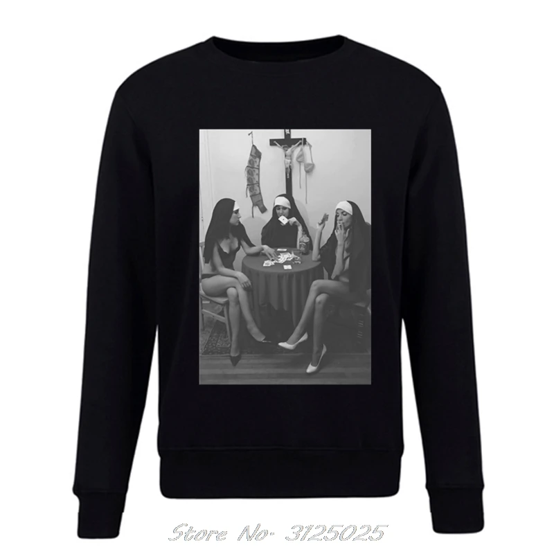 Nuns Naked игральные карты курение забавные мужские унисекс толстовки мужской