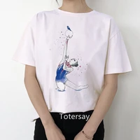 summer new style ballet dancer print girl t shirt kawaii gift for gymnastics dance lovers ladies t shirtt customized tee tops